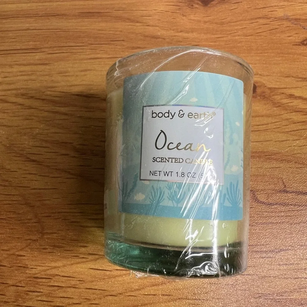 Body & Earth Ocean Scented 4-Piece Bath Body Spa Set‎ Travel NEW